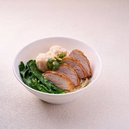 บะหมี่เกี๊ยวกุ้ง+เป็ดย่าง