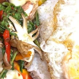 Squid Basil With Rice