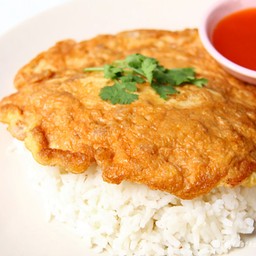 ข้าวไข่เจียว หมูสับ