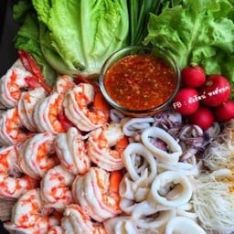 เมี่ยงกุ้ง+หมึก