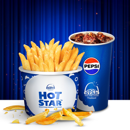 เฟรนช์ฟรายส์ (เล็ก) + Soft Drink 16 oz.