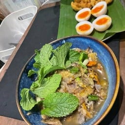 ซุปมะเขือยาวเห็ดย่าง