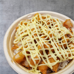 ข้าวไก่ทอด มายองเนส