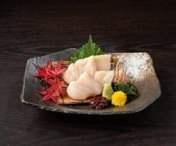 หอยเชลล์ญี่ปุ่นซาชิมิ