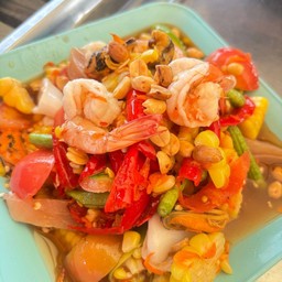 ตำข้าวโพด ทะเล