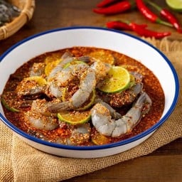 ยำกุ้งสะดุ้งมะนาว