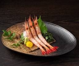 กุ้งหวานซาชิมิ