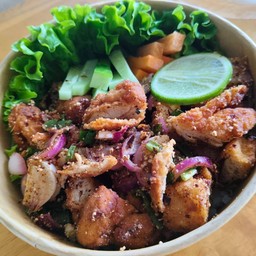 ข้าวยำไก่แซ่บ