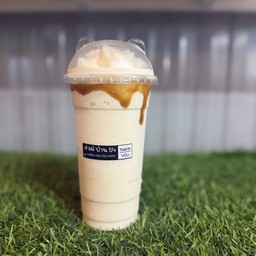 นมหมีคาราเมลปั่น