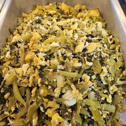 ผักกาดดองผัดไข่