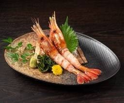 กุ้งโบตันซาชิมิ