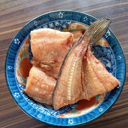 ปลาช่อนแดดเดียวทอด