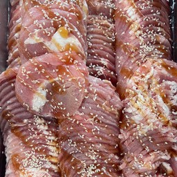 สันคอหมูสไลด์