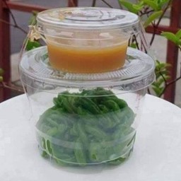 ลอดช่องวัดเจษแท้ 100% + น้ำกะทิพร้อมทาน
