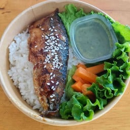 ข้าวหน้าปลาซาบะเทอริยากิ