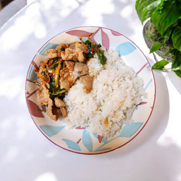 ข้าวราดผัดขี้เมา