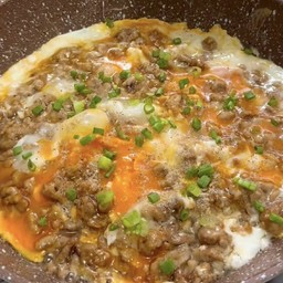 ข้าวไข่ดาวหมูสับ