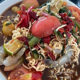 ตำมาม่า กุ้งสด