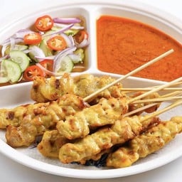 หมูสะเต๊ะ 45ไม้