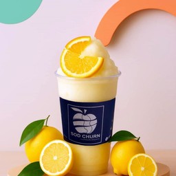 น้ำส้ม ยูสุ ปั่น-แบบปรุงรส-มีน้ำตาลปั่น (22oz)