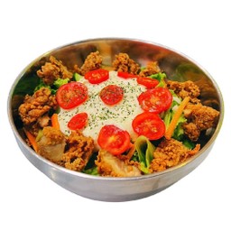 สลัดไก่กรอบวาซาบิมาโย