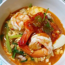 สุกี้น้ำ กุ้ง หมู ไก่