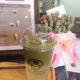 มัทฉะช่อดอกมะพร้าว Matcha Coconut flower