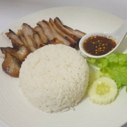 ข้าวคอหมูย่าง (Grilled Pork Jowl Rice)