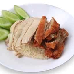 ข้าวมันไก่ผสม ธรรมดา