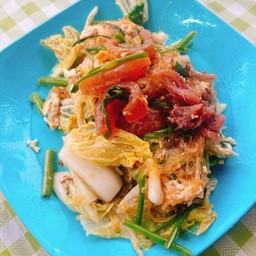 สุกี้หมึกกรอบ