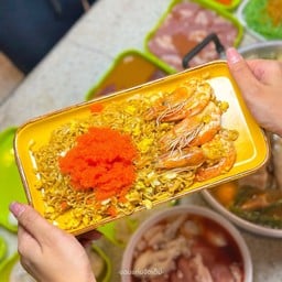 มาม่าผัดไข่กุ้ง