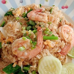 ข้าวผัดกุ้ง.หมูนุ่ม.ปลาหมึก