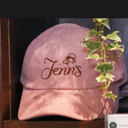 หมวกเจ็นนส์ สีชมพู