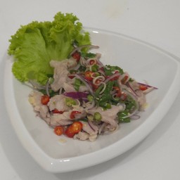 หมูสามชั้นยำอีสาน