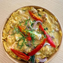 ข้าวไข่ข้นเขียวหวานรวมมิตร