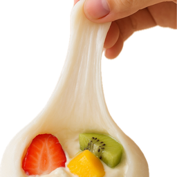 โมจิครีมชีสผลไม้สด(พรีออเดอร์ในTikTok69บาท)