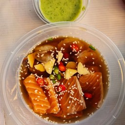 แซลม่อนดอง+กุ้งดองจุใจ