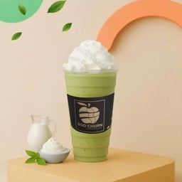 ชาเขียวนมสดปั่น+วิปปิ้งครีม (22oz)
