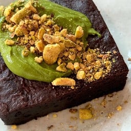 Brownie + Matcha sauce