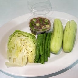 น้ำพริกกะปิ +ชุดผัก