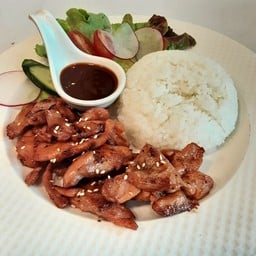 ข้าวหน้าไก่สไปซี่