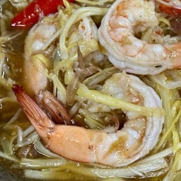 White shrimp dumplings