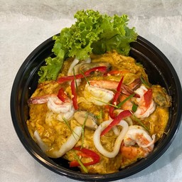 ข้าวไข่ข้นห่อหมกทะเล