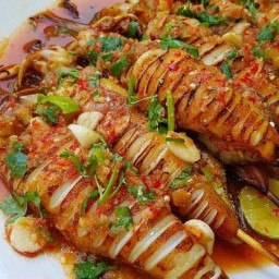 หมึกย่าง น้ำจิ้มรสเด็ด - ซอยพระยาสุเรนทร์30