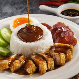 ข้าวหมูกรอบ