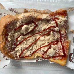 ปังปิ้งพริกเผาไส้กรอก