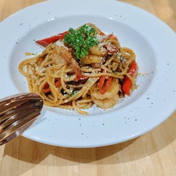 สปาเกตตี้ต้มยำกุ้ง
