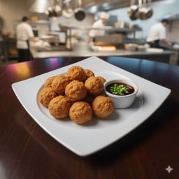 ลูกชิ้นเอ็นหมูทอด