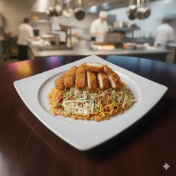 ยํามาม่าไก่กรอบ