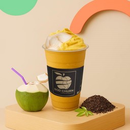 ชาไทย+มะพร้าว+นมสด ปั่น_(22oz)